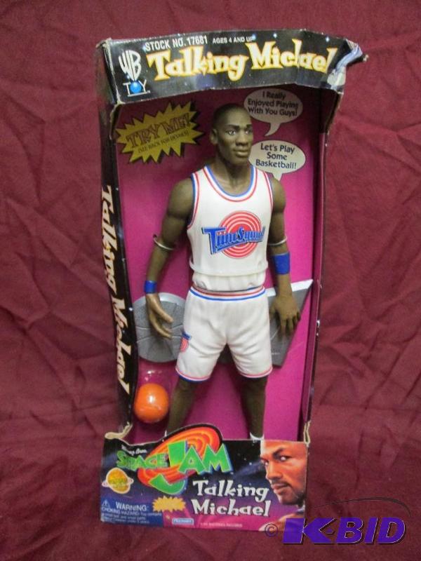 lot 30 image: Talking Michael from Space Jam. Tal...