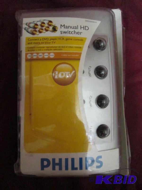lot 67 image: Philips manual HD switcher. New in ...