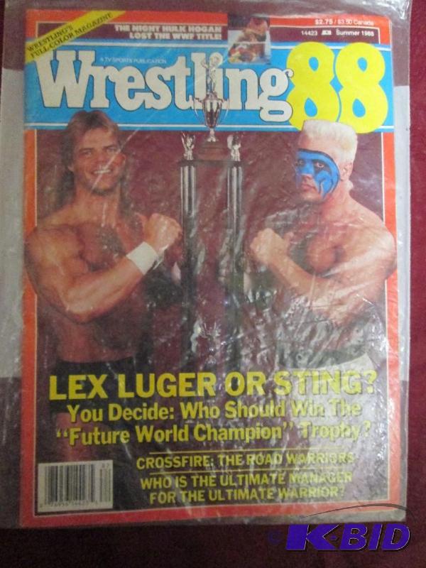 lot 85 image: Wrestling 88 magazine. Summer 1988 ...