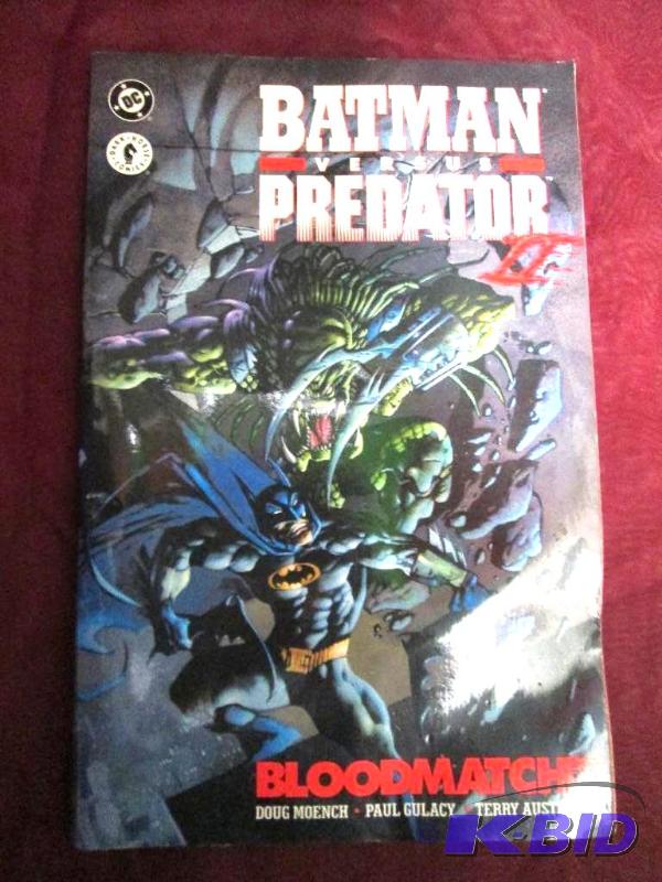 lot 92 image: DC Comics Batman versus Predator I...