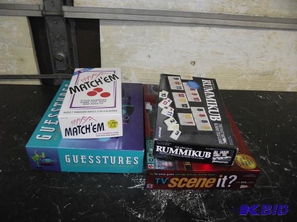 lot 86 image: (4) Board Games...