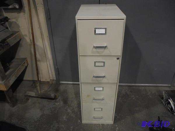lot 37 image: 4 Drawer File Cabinet   Approximate...