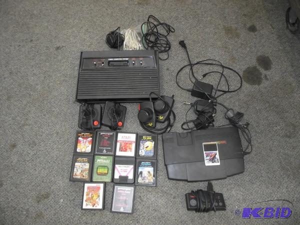 lot 5 image: Atari 2600 Gaming System With Games...