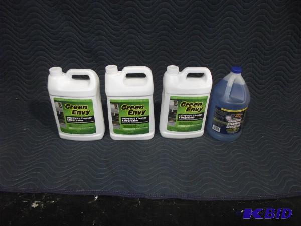 lot 6 image: (4) Jugs Of Driveway Cleaner...