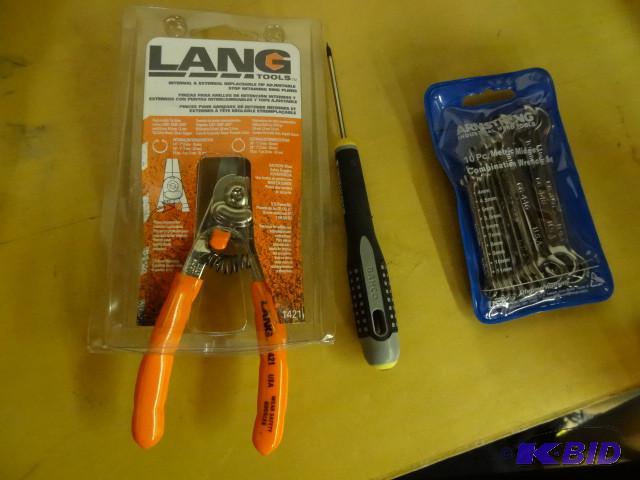 3 pc Tool Lot New incl Lang Tools r...