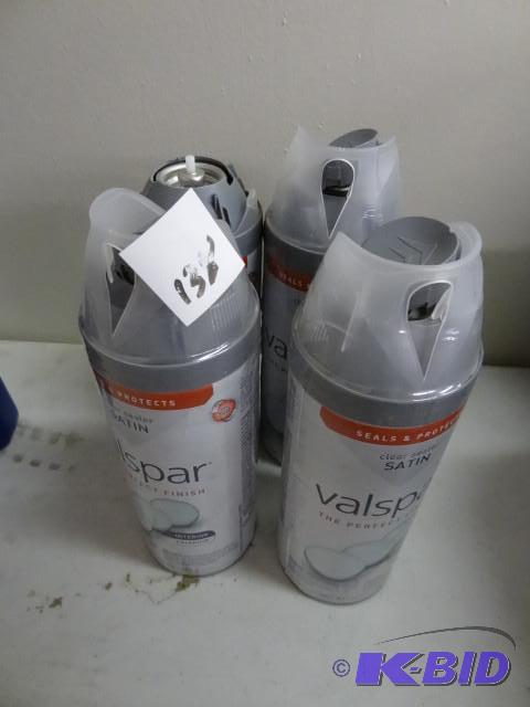 Qty 4 New Valspar Clear Sealer Sati...