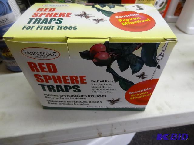 New Red Sphere Trap for fruit trees...