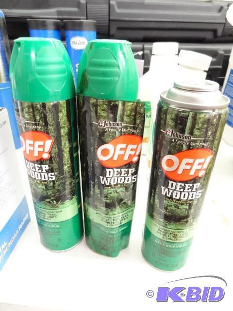 Qty 3 New Deep Woods OFF Insect re...
