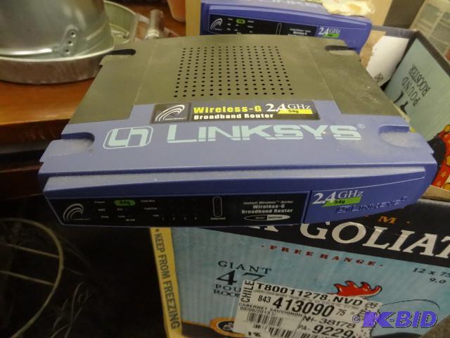 Qty 2 Used Linksys WRT54G Wireless ...