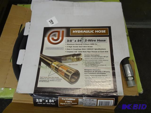 New Hydraulic Hose 38in x 84in 2-w...