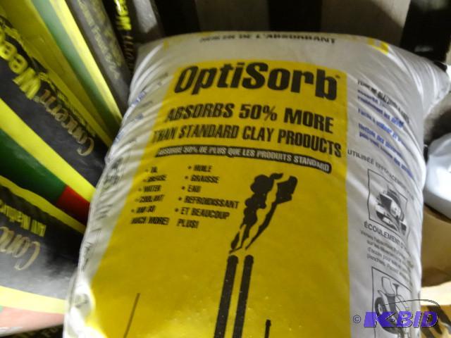 Approx 20 lbs Optisorb oil absorban...