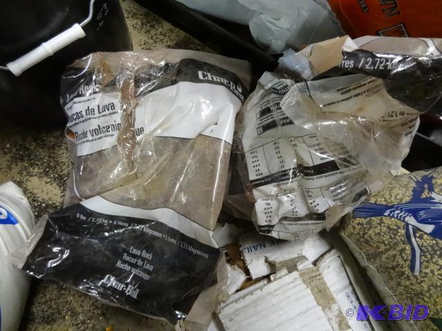 Qty 2 bags lava rock for grills...