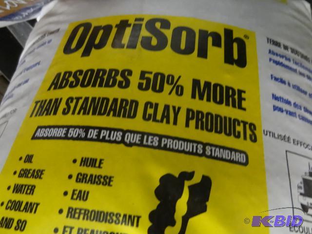 Approx 20 lbs Optisorb oil absorban...