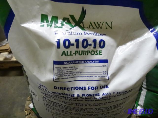 Approx 20 lbs MaxLawn Fertilizer 10...