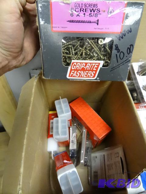New lot of screws nails and staples...