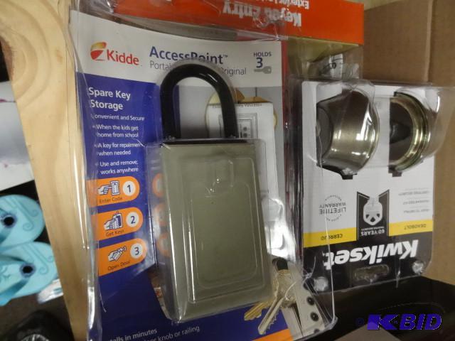 New Deadbolt, locking handleset and...