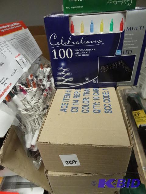 New large lot of christmas lights a...