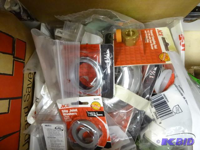 New large lot metal plumbing parts...
