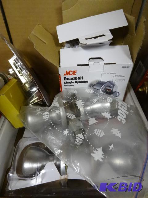 New lock lot incl deadbolt, 2 handl...