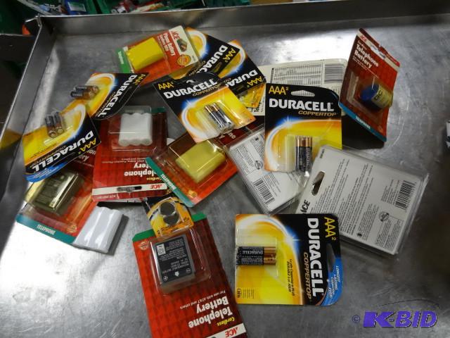 Large Lot of New batteries, some cl...