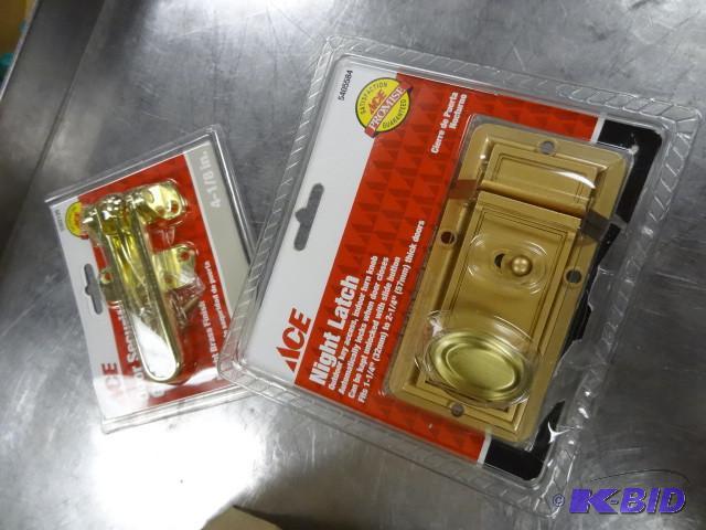 New night latch door lock and door ...