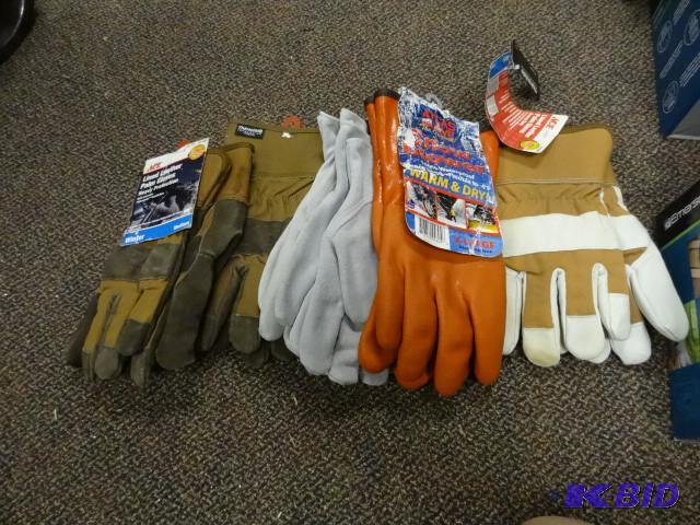 New large lot work gloves at least ...
