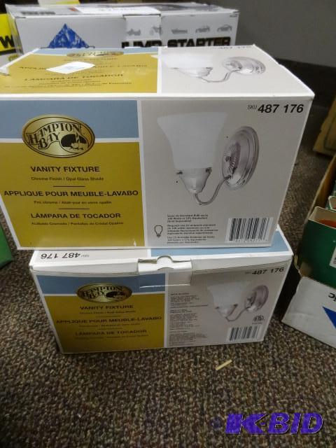 Qty 2 New Hampton Bay vanity fixtur...