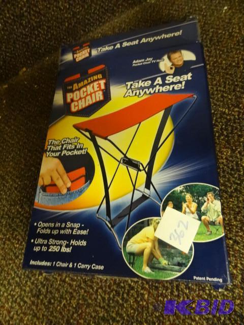 New The Amazing Pocket Chair...