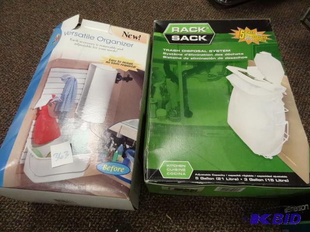 Qty 2 New misc kitchen organizers...