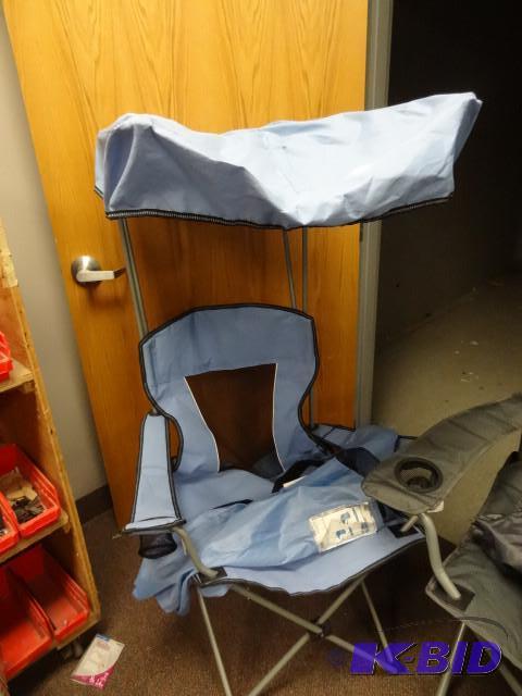New Deluxe folding chair with canop...