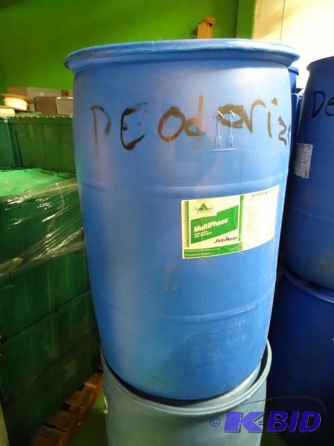 Used 55 gal Blue Plastic Drum...