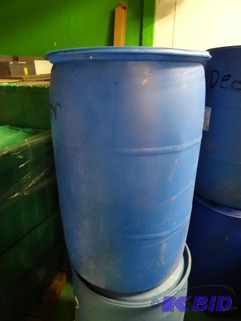 Used 55 gal Blue Plastic Drum...
