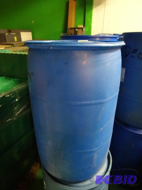 Used 55 gal Blue Plastic Drum...