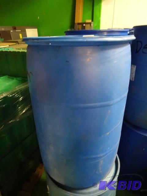 Used 55 gal Blue Plastic Drum...