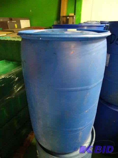 Used 55 gal Blue Plastic Drum...