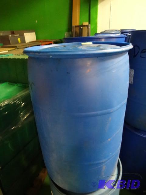 Used 55 gal Blue Plastic Drum...