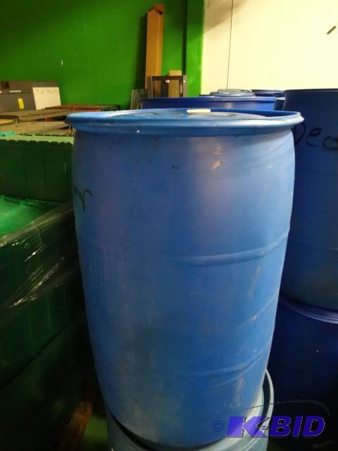 Used 55 gal Blue Plastic Drum...