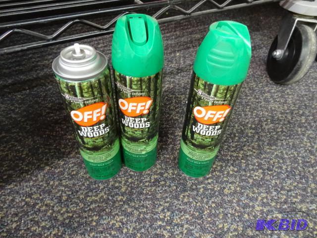 Qty 3 New Deep Woods OFF Insect re...