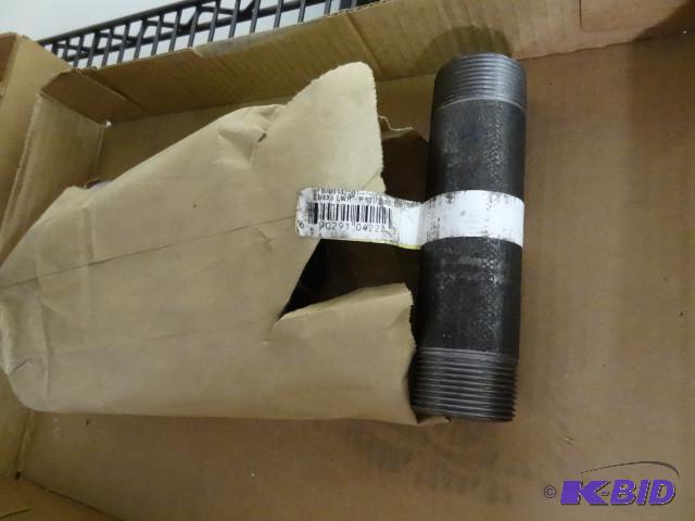 Qty 5 New Black Pipe Nipple 1-14 i...