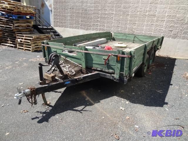 2013 14 tandem axle trailer. 94&qu...