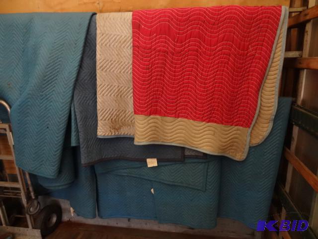 12 commercial moving blankets...