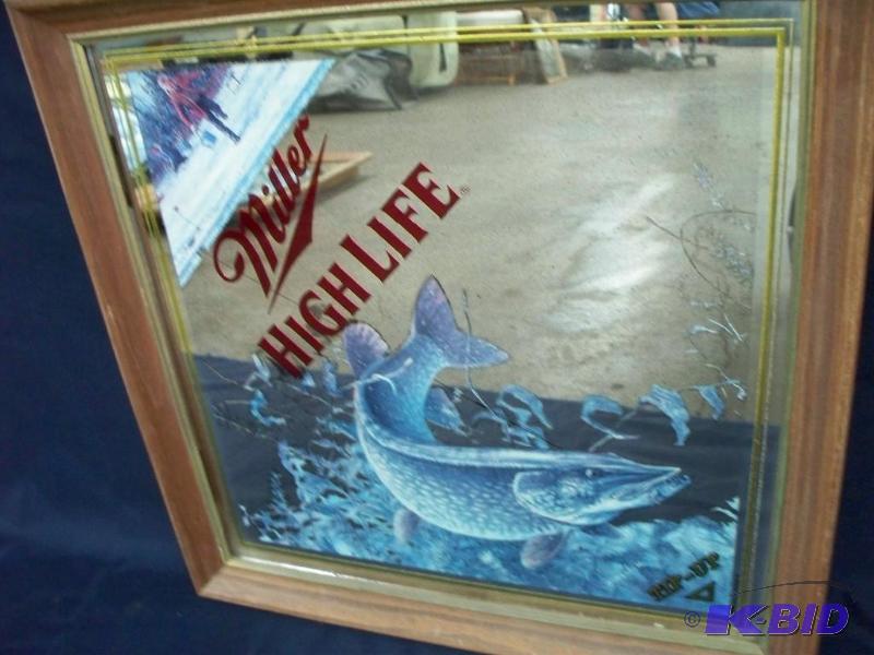 lot 11 image: MILLER HIGH LIFE PICTURE (TIP-UP)...
