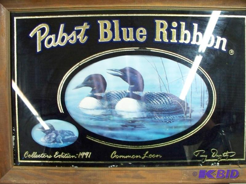 lot 17 image: PABST BLUE RIBBON LOON PICTURE...