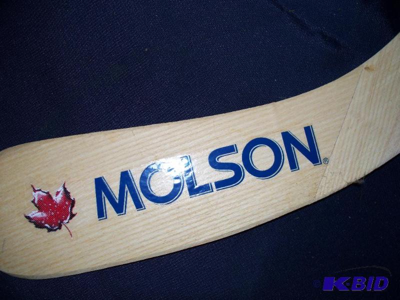 lot 22 image: MOLSON HOCKEY STICK...