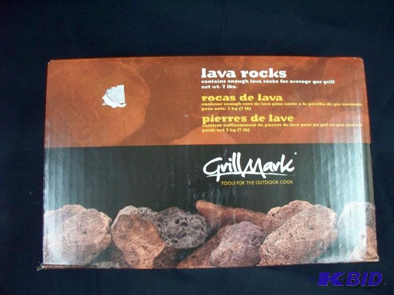 lot 28 image: GRILL MARK LAVA ROCKS (LOOKS NEW)...