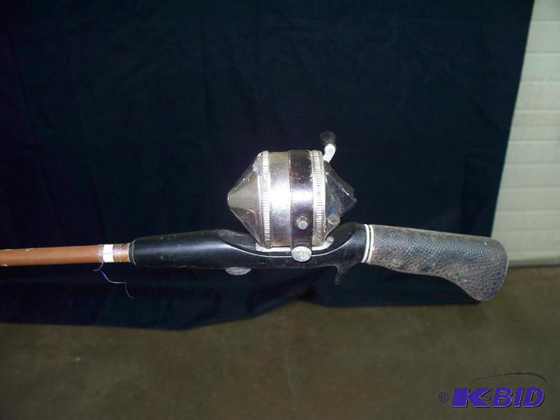 lot 56 image: ZEBCO FISHING REEL AND ROD...