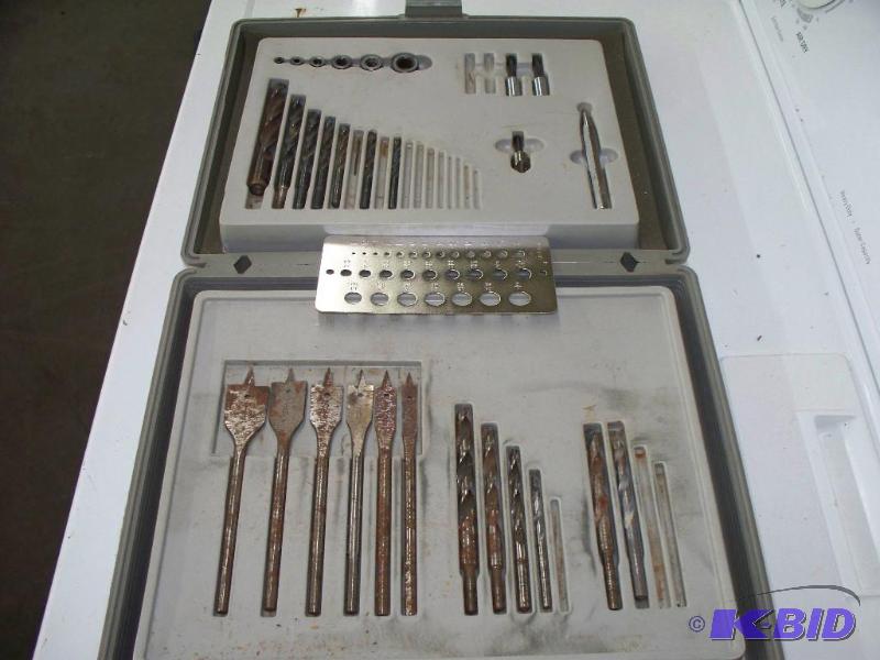 lot 62 image: WORK SHOP DRILL BIT TOOL SET...