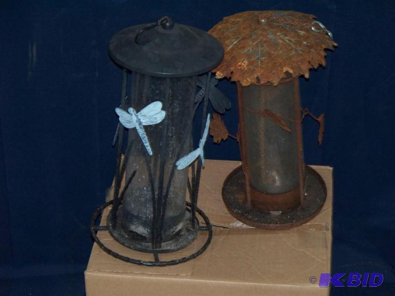 lot 63 image: 2 BIRD FEEDERS...