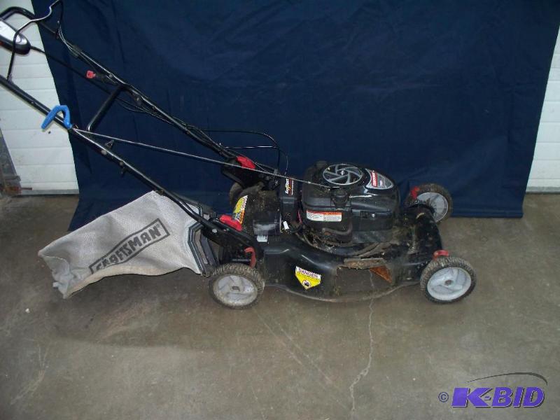 lot 8 image: CRAFTSMAN SELF PROPELLED MOWER WITH...