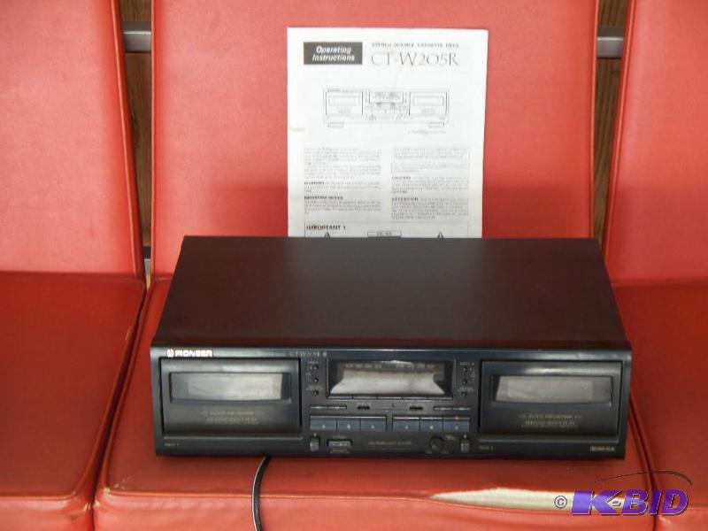 lot 81 image: Pioneer stereo with dual cassette p...